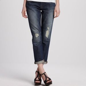 J Brand Aidan Bigtime Rolled Cuff Distressed Jeans
